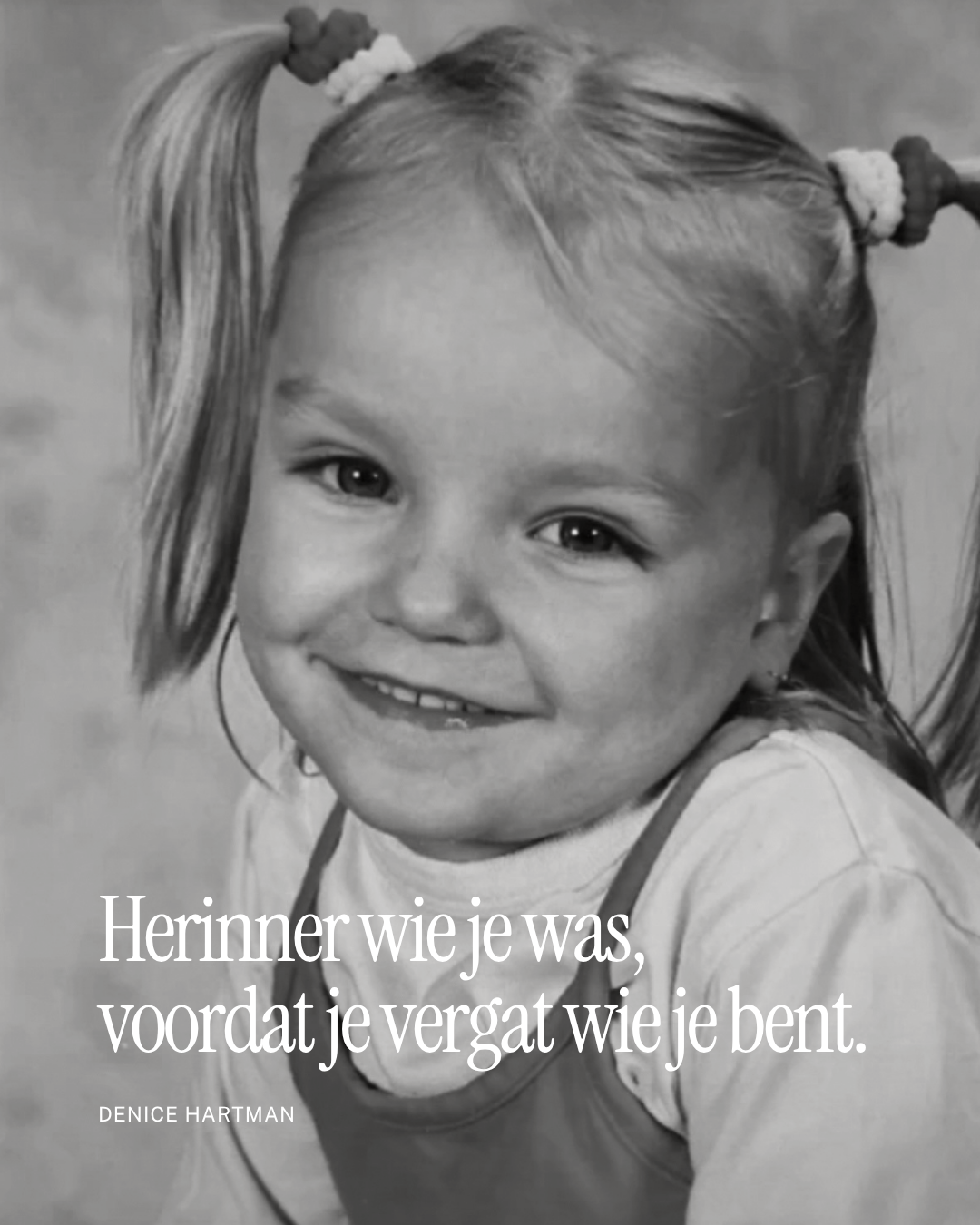 Herinner wie je was, voordat je vergat wie je bent