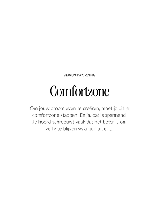 Jouw droomleven begint buiten je comfortzone