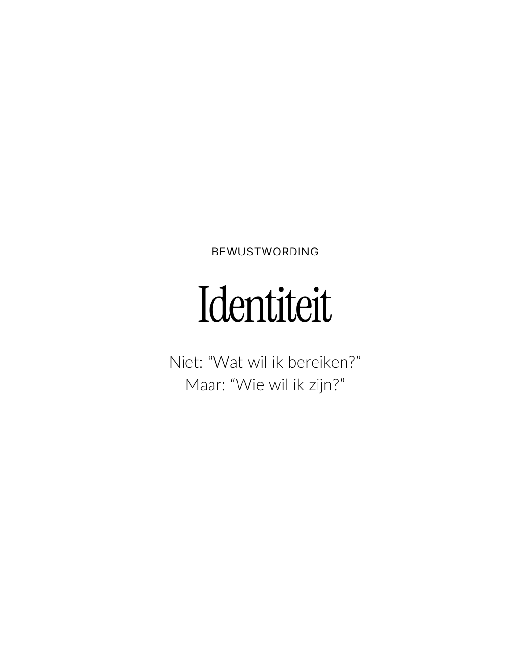 Identiteit