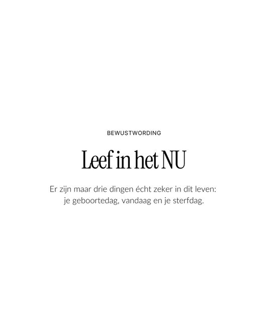 Leef in het NU