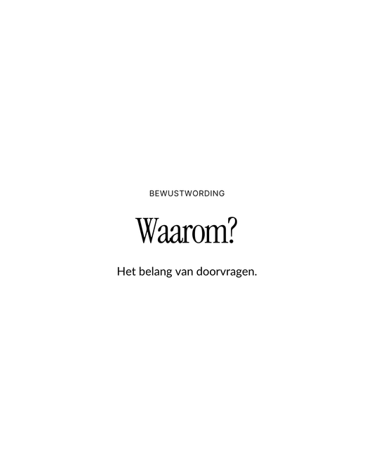 Waarom?